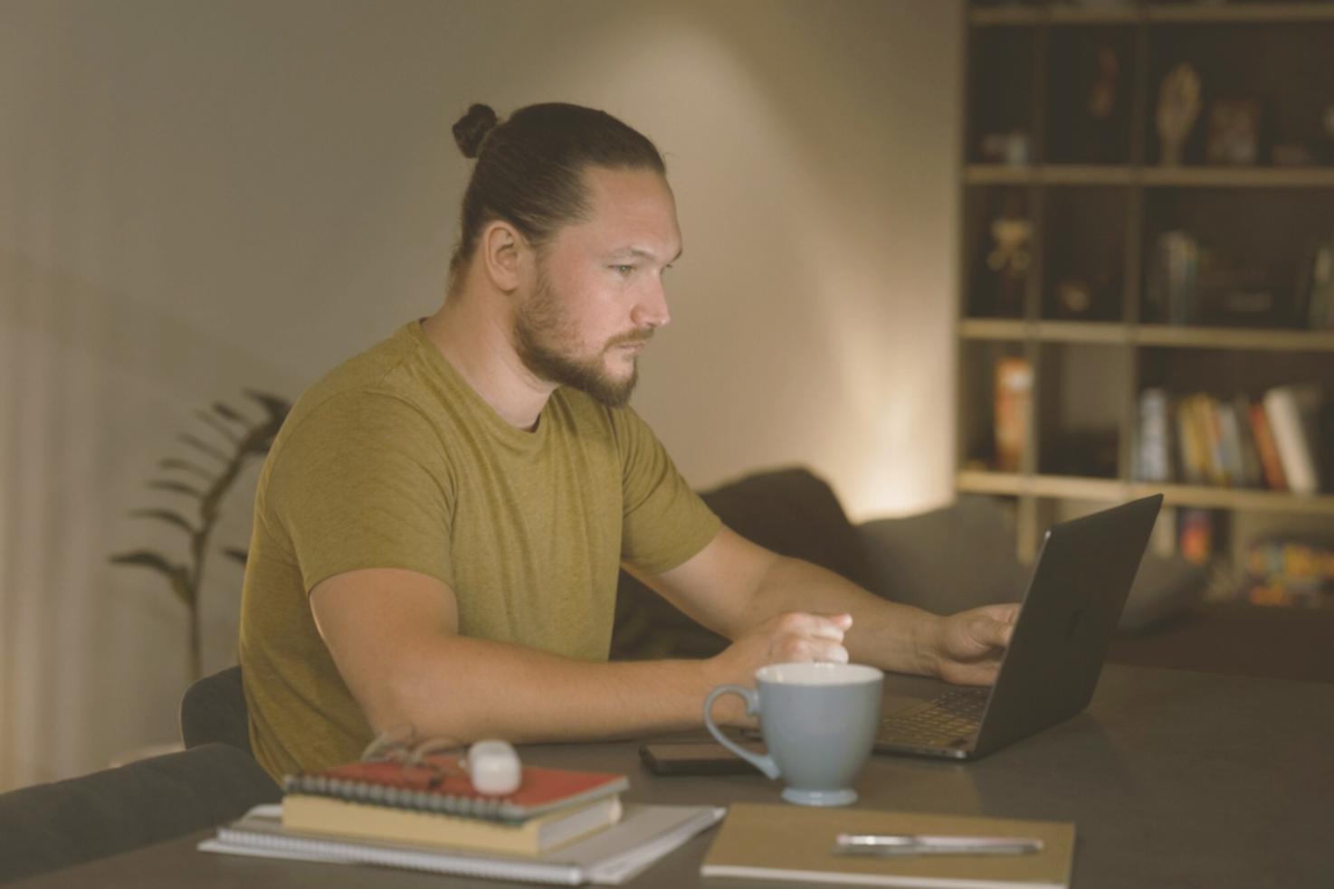Financial professionals collaborating in a modern learning environment